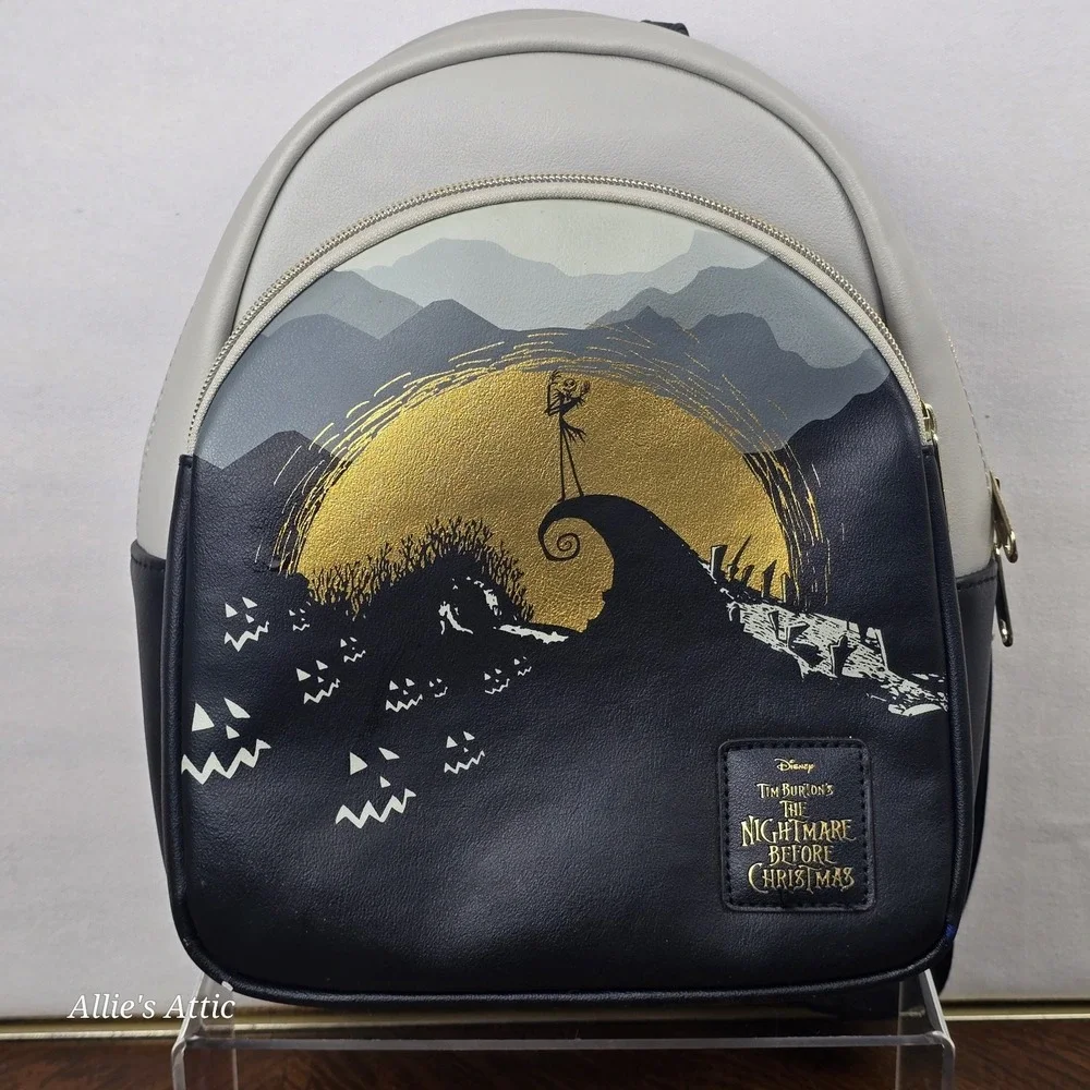 Disney Loungefly The‎ Nightmare Before Christmas Backpack Jack Skellington Purse